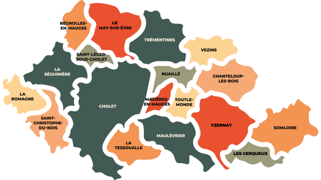 Carte du territoire de la CPTS