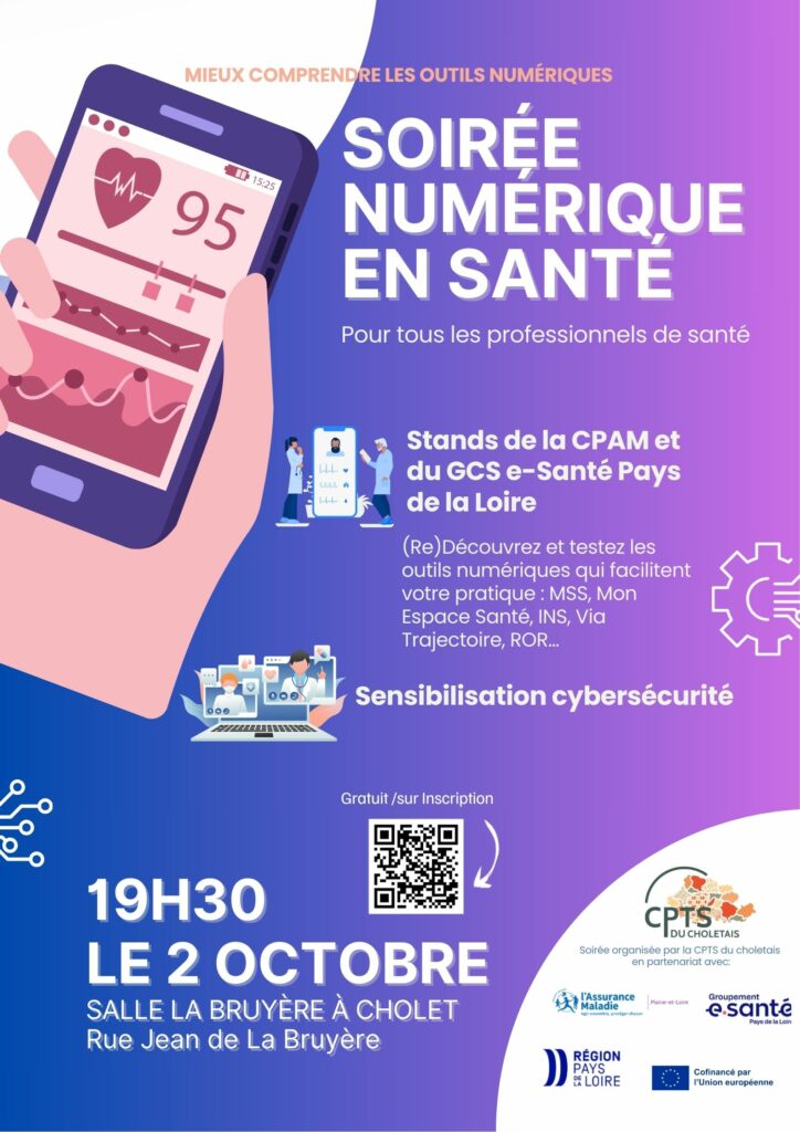 2 octobre soirée numérique en santé - Cholet