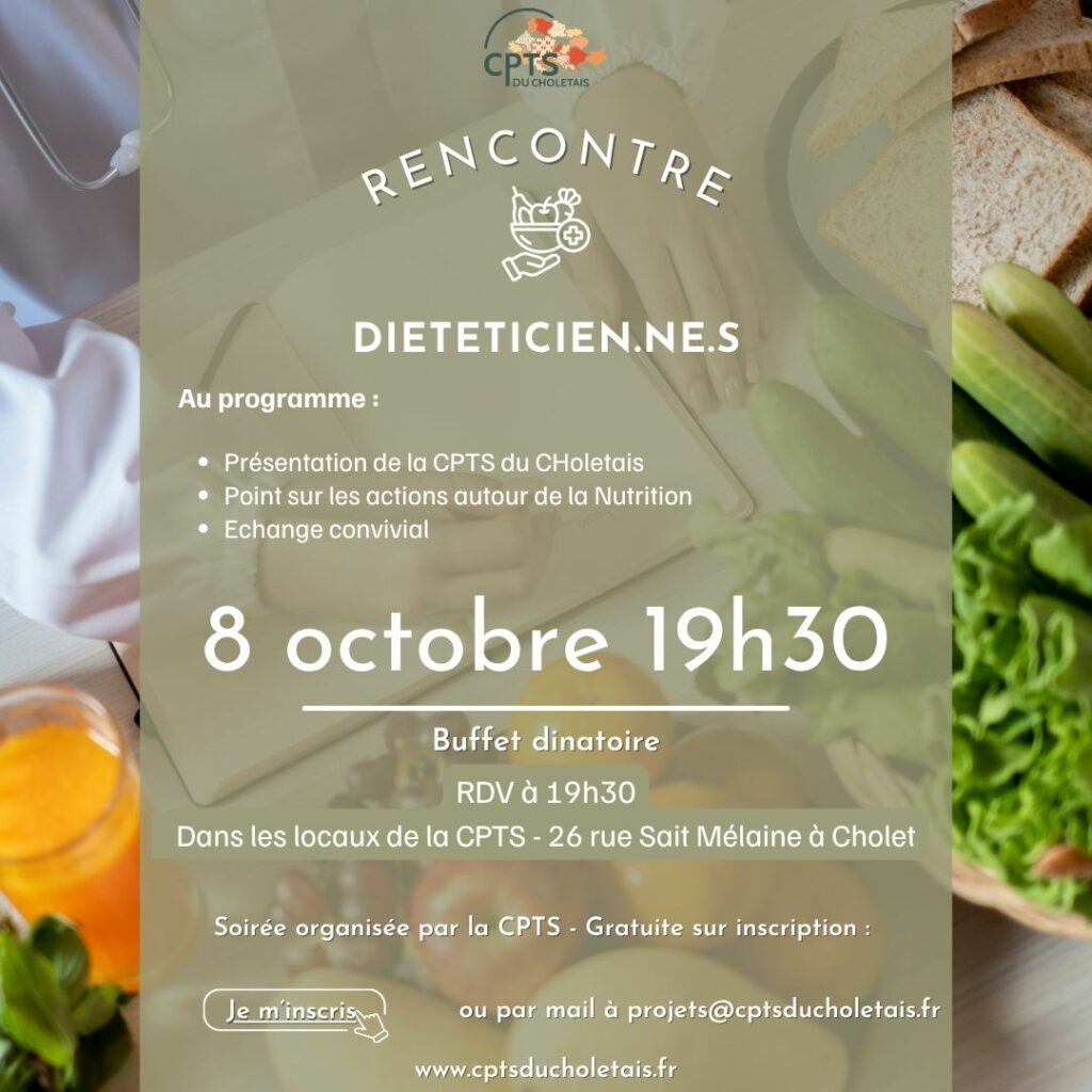 Soirée diet CPTS du choletais