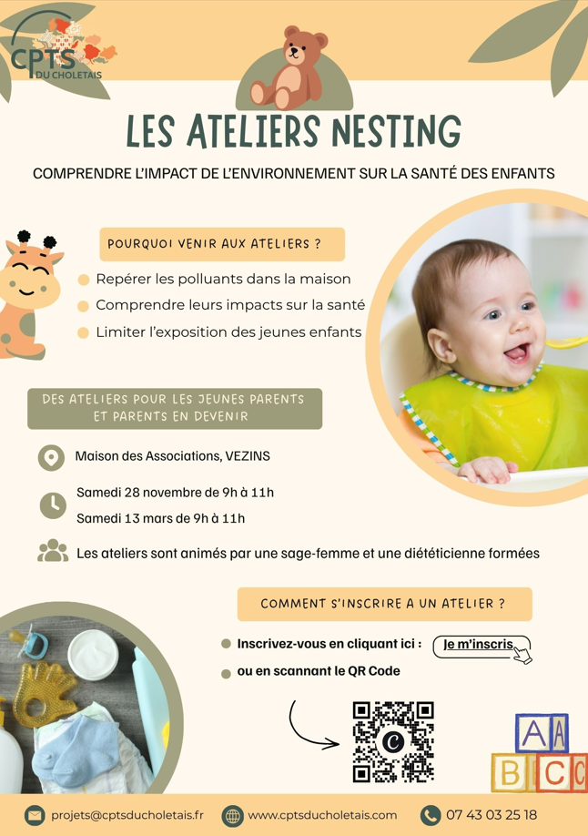 Ateliers Nesting 2026 à Vezins - CPTS du Choletais